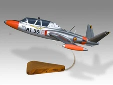 Fouga Magister CM-179 Last Of The Many Desk Wood Airplane Model Small Scale 1/48