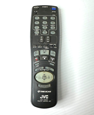 JVC JVM003BD Multi Brand MBR Shuttle Plus Universal TV VCR Remote Control OEM