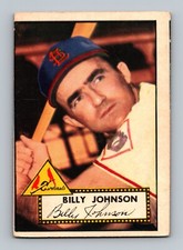 1952 Topps #83 Billy Johnson GD-VG (MC) Vintage Baseball Card