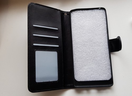 Samsung Galaxy Note 9 leather wallet case with detachable magnetic phone holder - Picture 6 of 12