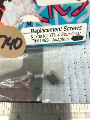 Factory Works 6195S Replacement Screws & Pins For YR-4 Spur Gear NIP USA Ship