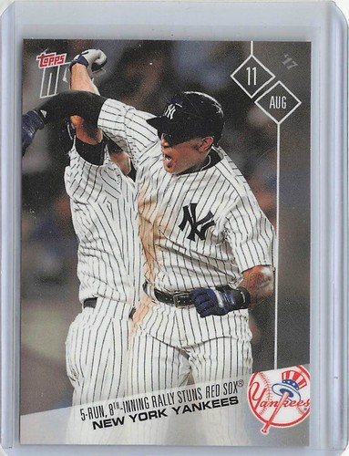 2017 Topps Now 470 NEW YORK YANKEES