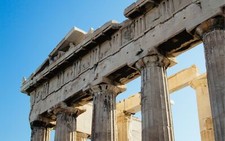 Landscape pantheons greece athens acropolis architecture Custom Gaming Mat Desk