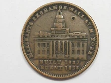 1835 Hard-Times Token: "NOT One Cent" Merchant Exchange.  #17