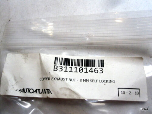 Tuerca de escape de cobre 6 piezas - 8 mm autobloqueante para Porsche 911, 914, 924, 944 - Imagen 2 de 7