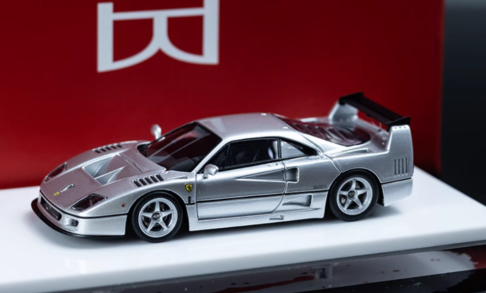 DMH 1/64 フェラーリ F40GTE DMH 1/64 Resin car model Ferrari F40 GTE Supercar Yellow