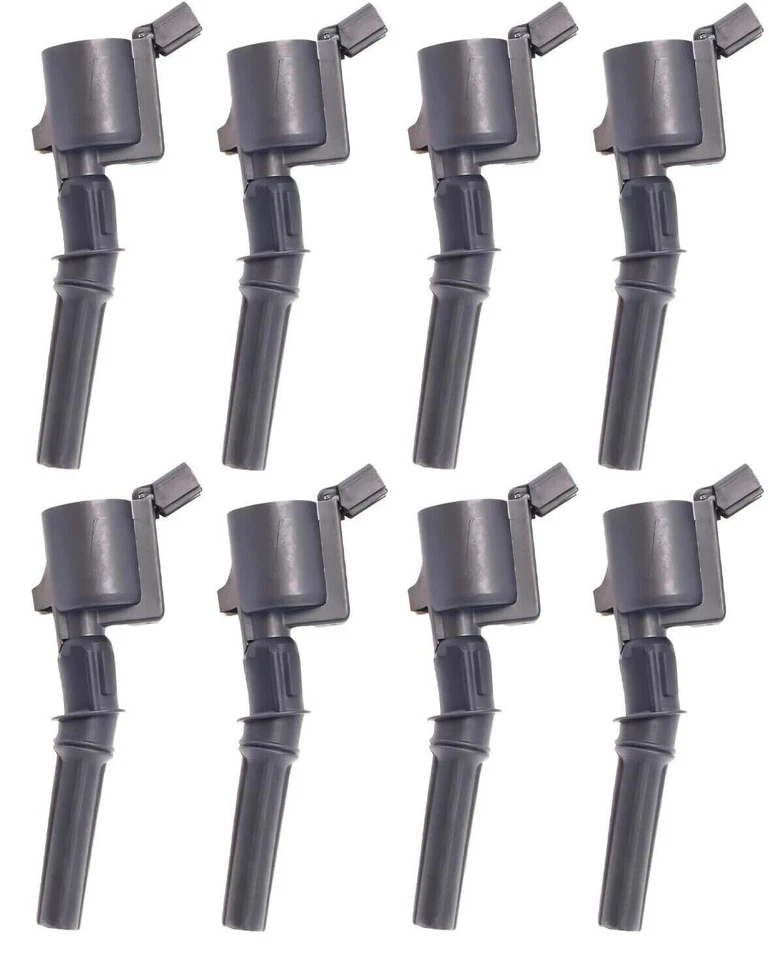 Juego de 8 bobinas de encendido para bujías Ford Lincoln DG508 y 8 Motorcraft SP493 Foto 2 de 4