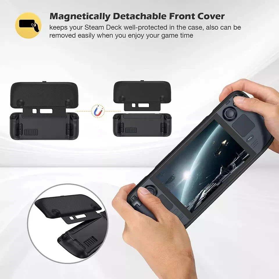 Procase Upgraded Flip Case for Steam Deck/Steam Deck OLED with Front Cover 2023, Foto 4 de 4