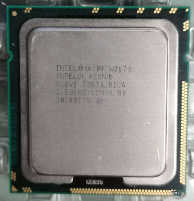Intel Xeon W3670 6-core 3.20GHz 12-thread 130W 4.8GT /s LGA1366 CPU processor