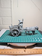 3d Printed 6-in Model Lord Of The Rings Gandalf And Frodo On Horse And Buggy...