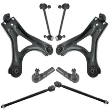 Front Steering & Suspension Kit Set of 8 Control Arms Tie Rods Sway Links New