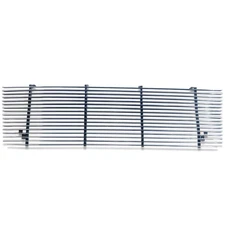 For 1992-1996 Ford F150/F250/F350/Bronco Front Upper Billet Grille Insert Chrome