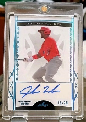 2022 Leaf Trinity - JORDAN WALKER AUTO (RC) *16/25 #BA-JW1 (magnetic holder) 