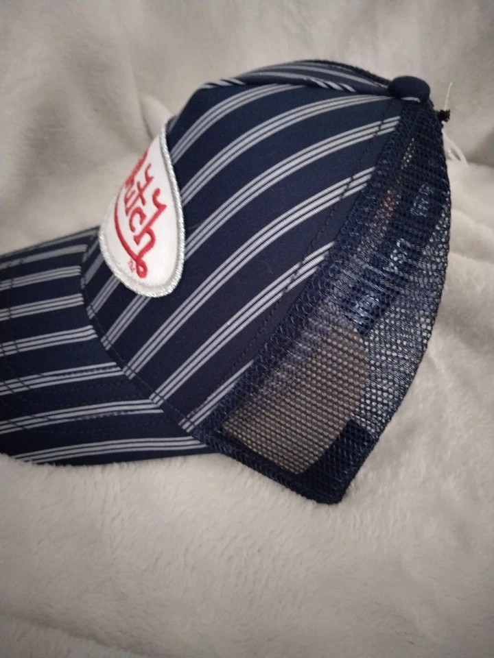 Chapéu Snapback Von Dutch Trucker's, Ajustável, Azul Marinho e Cinza - Imagem 4 de 4