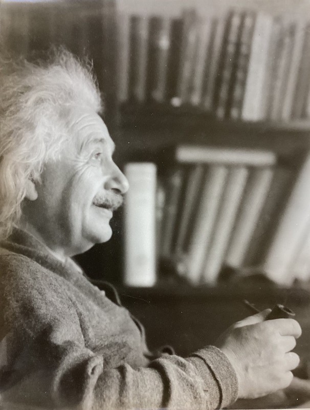 Gelatin Original Silver Photograph of Albert Einstein , Elizabeth G C Menzies