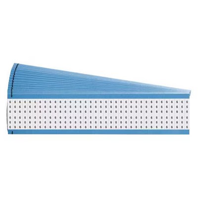 Brady Wm-6-Pk Wire Marker, Printd, Repos Self-Adhes, Pk25,  Wm-6-Pk