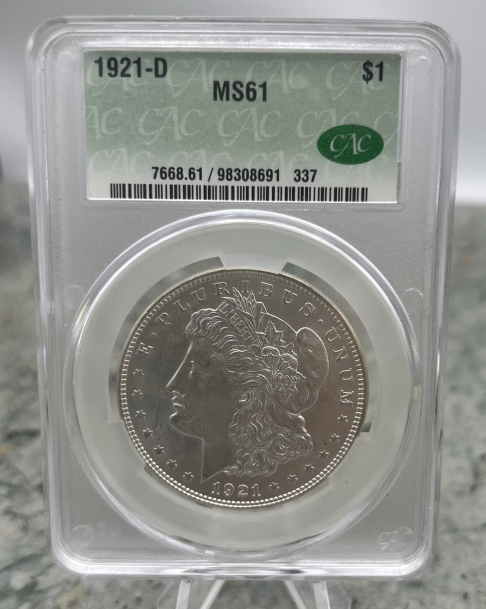 MS 61 Graded 1921 Year Morgan US Dollars (1878-1921) for sale | eBay