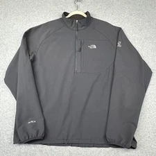 North Face Jacket Mens XL Gray Apex Flight Series Pullover Lightweight Running