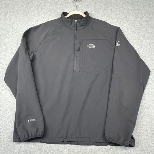 North Face Jacket Mens XL Gray Apex Flight Series Pullover Lightweight Running