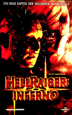 Hellraiser  Inferno  * FSK  ab 18 Jahren * KULT *  ERSTAUFLAGE  ~  großes  Cover