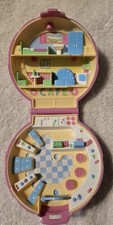 Vintage 1989 Bluebird Polly Pocket Compact - Polly's Cafe/Diner