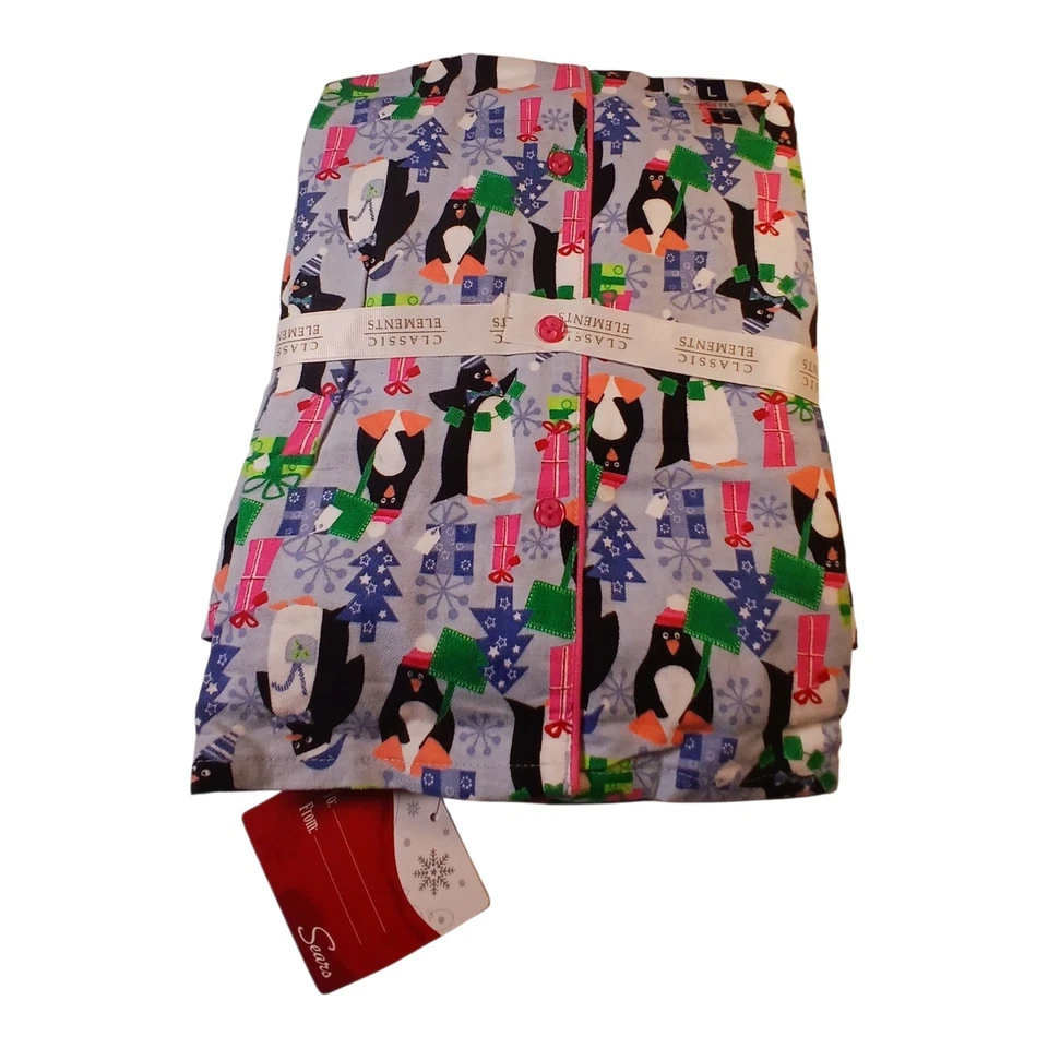 Classic Elements para mujer 2 piezas Juego de pijama azul/verde - azul/verde - L pequeño Foto 3 de 4