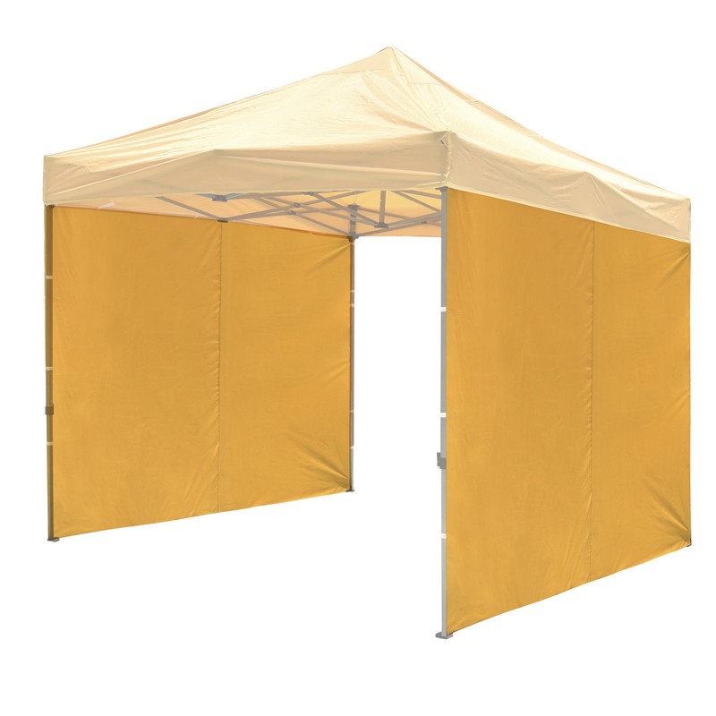InstaHibit Privacy Sidewall 1080D 120g UV30+ Fits 10x10ft Canopy Gazebo 2 Pieces