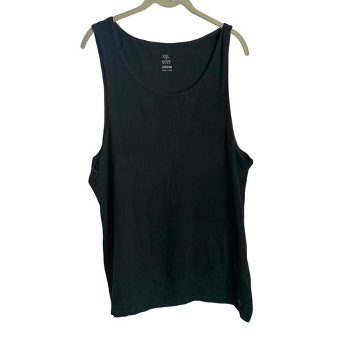Adidas XXL Herren Sport Tank Top T-Shirt Stretch Baumwolle Elasthan Schwarz Gr. 2XL