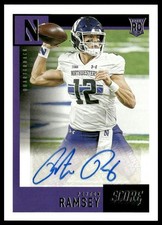 2021 Panini Chronicles Draft Picks #SA-PRA Peyton Ramsey Score Rookie Autographs