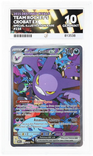 Team Rocket's Crobat ex graded ACE 10 for sale on eBay