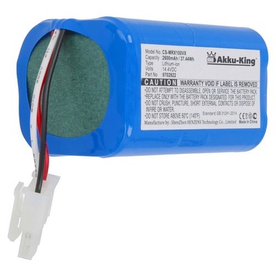 Akku für Miele Scout RX1 RX1-SJQL0 RX2 RX3 60 - 9702922 - 2600mAh Staubsauger