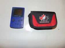 Purple Gameboy Color Handheld Console W/Case Tested And Working