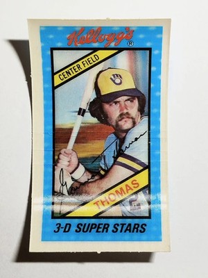 1980 Kellogg's #11 Gorman Thomas LOW GRADE