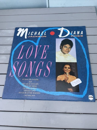 Michael Jackson Diana Ross Love Songs Vinyl LP Record 1987 70s 80s Best Of