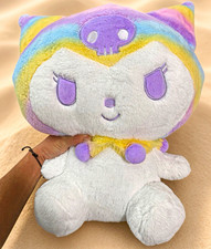 Sanrio Kuromi Pastel Rainbow Jumbo Plush Stuffed Animal New with Tags