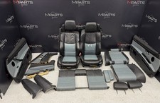 08-13 Bmw E93 M3 Convertible Complete Interior Seats Black Silverstone Novillo 08-13 Bmw E93 M3 Convertible Complete Interior Seats Black Silverstone Novillo