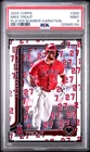 2025 TOPPS Mike Trout PLAYER NUMBER Variation JERSEY MATCH #10 of /27 PSA 9