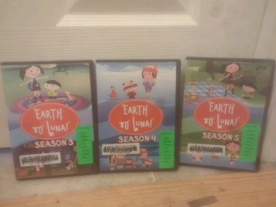 Earth to Luna! Seasons 3, 4, 5 DVD 2022 Kids Animated TV Series Collection ExLib