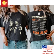 Trending New Apparel Vintage Post Malone Jelly Roll Stadium Tour 2025 Shirt