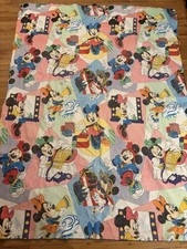 VTG Minnie Mouse Blanket 60" x 80" Queen Size 80s 90s Teen Print