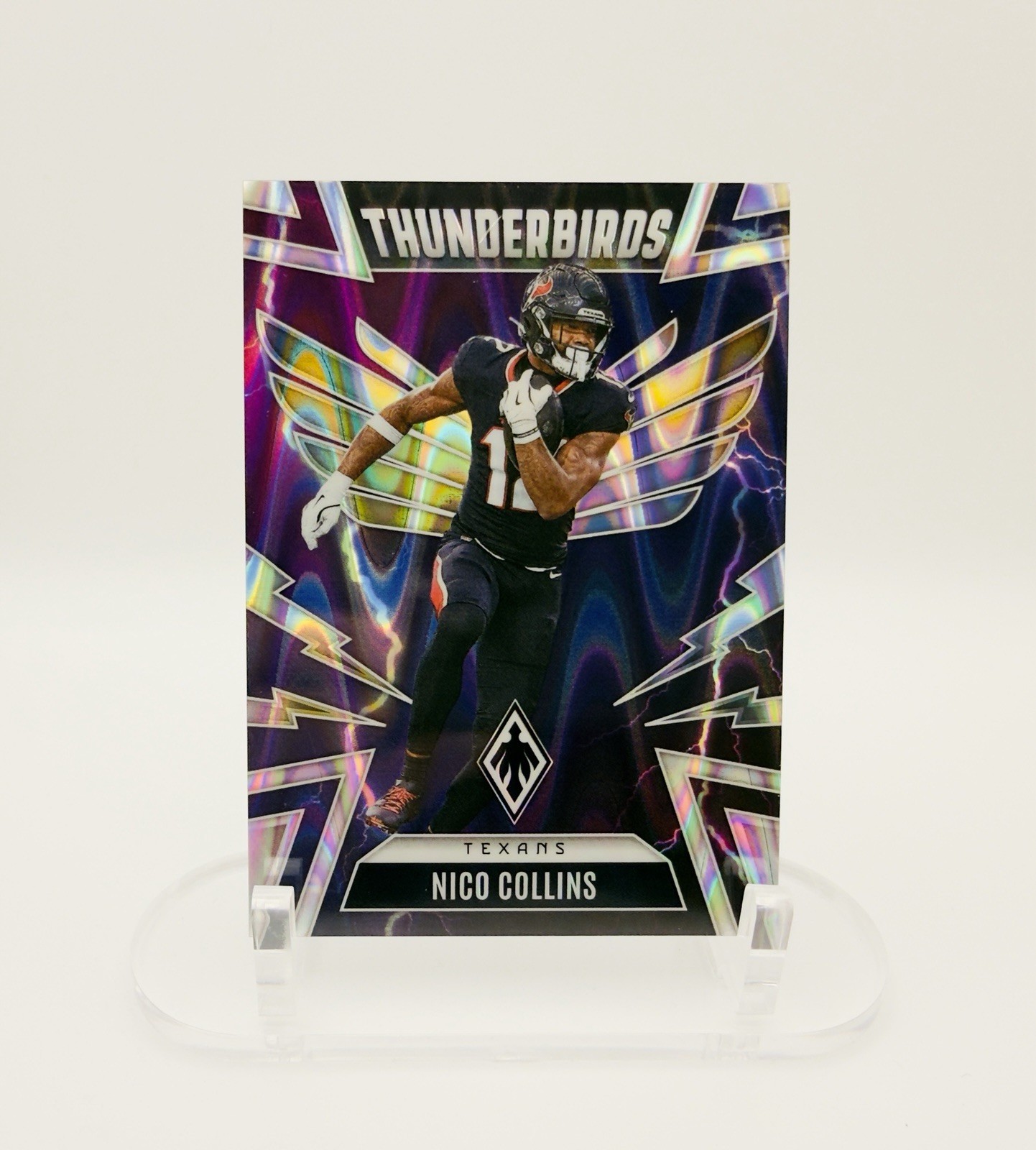 2025 NFL Phoenix Football Nico Collins #20 Thunder Birds Seismic Lava Texans /99