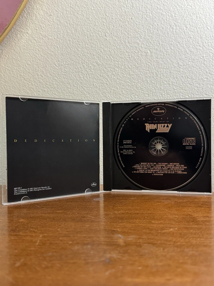 Thin Lizzy - Dedication The Very Best Of Thin Lizzy Compilation 1991 Rock CD Foto 3 de 4