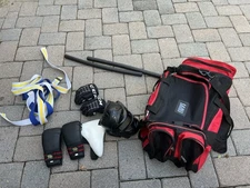 Martial Arts Equipment and Duffle bag 