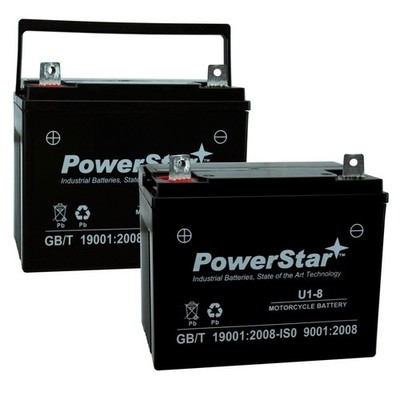 2 pack | 12V 33Ah Rechargeable SLA Battery Replaces 12-volt U-1 Battery