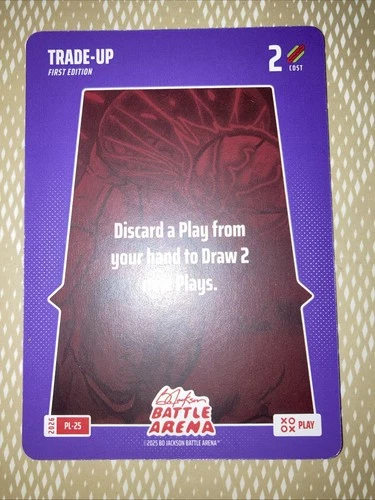 2026 Bo Jackson Battle Arena Trade-Up 1st Edition SP Play Card #PL-25