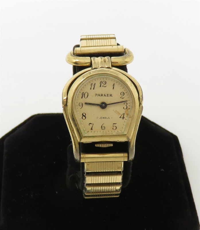 NYJEWEL Vintage Parker Wind Up Watch 6" not run 