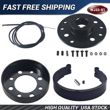 Rear 4"Drum Brake Band Pin Cable Steel Sprocket Brake Hub Fit Predator 196/212cc