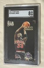 1996 Topps Stars - Chicago Bulls - Michael Jordan #24 SGC 8.5 NM-MT