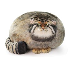Steppe Cat Plush 30cm/12inch Pallas Cat Stuffed Animal, Cute Plushies for Gir...