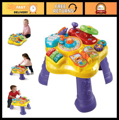 Interactive Learning Table for Kids - Magic Star Educational Toy, Yellow